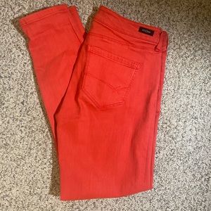 Liverpool the Crop Red Skinny Jeans